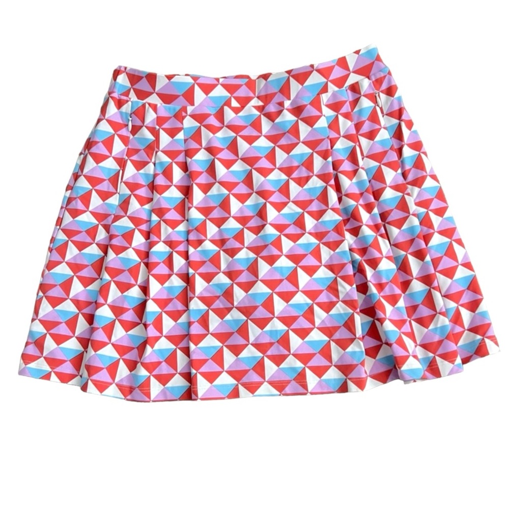 J. McLaughlin Catalina Cloth Skort Geometric Print Tennis Golf